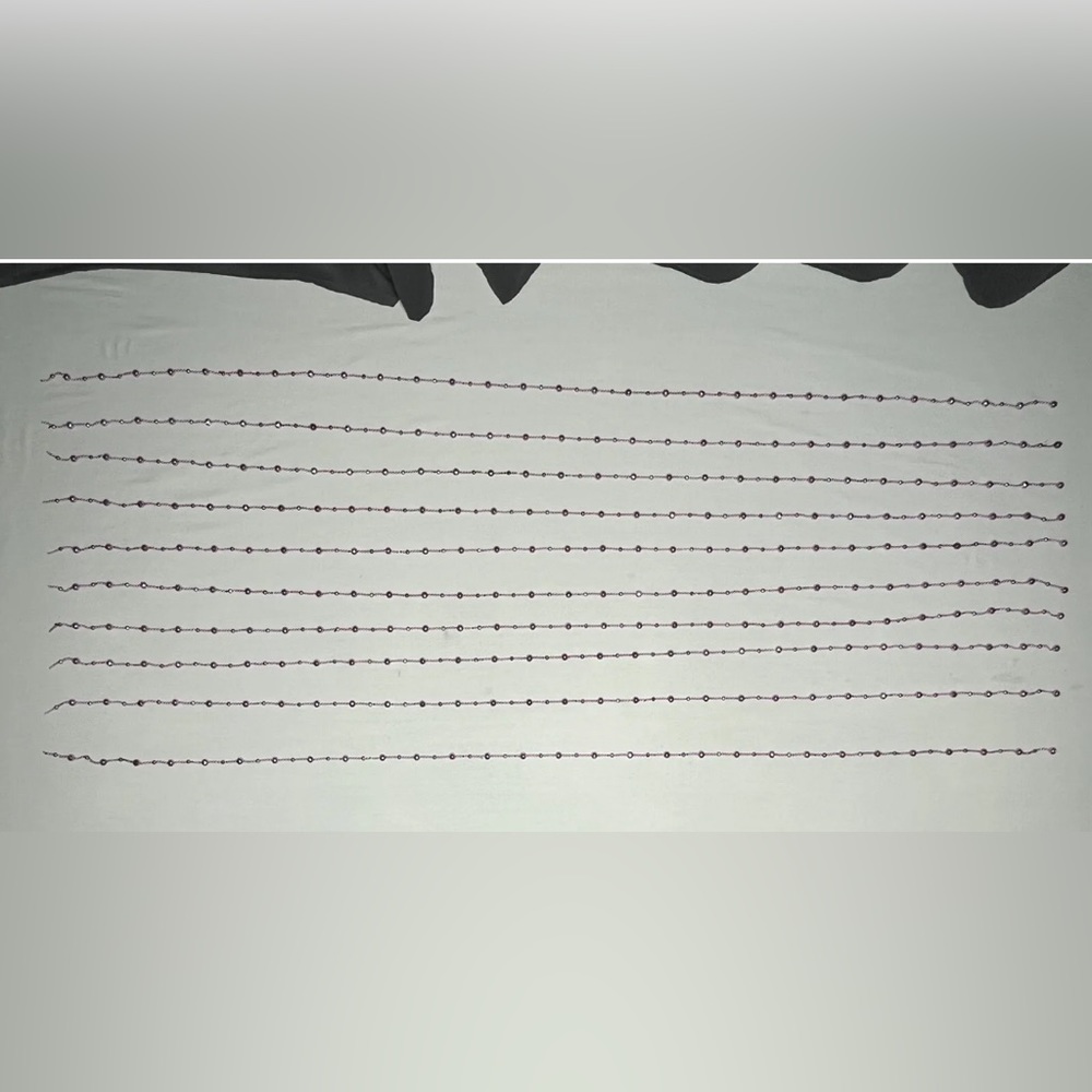 Pink Crome Disco Ball Curtain Strings.